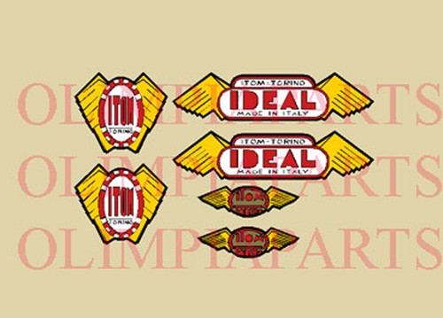 Itom ideal adesivi stickers - adesivi,